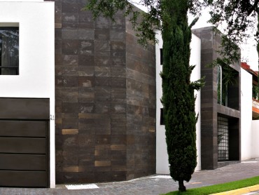 Remodelación de fachada en casa habitación